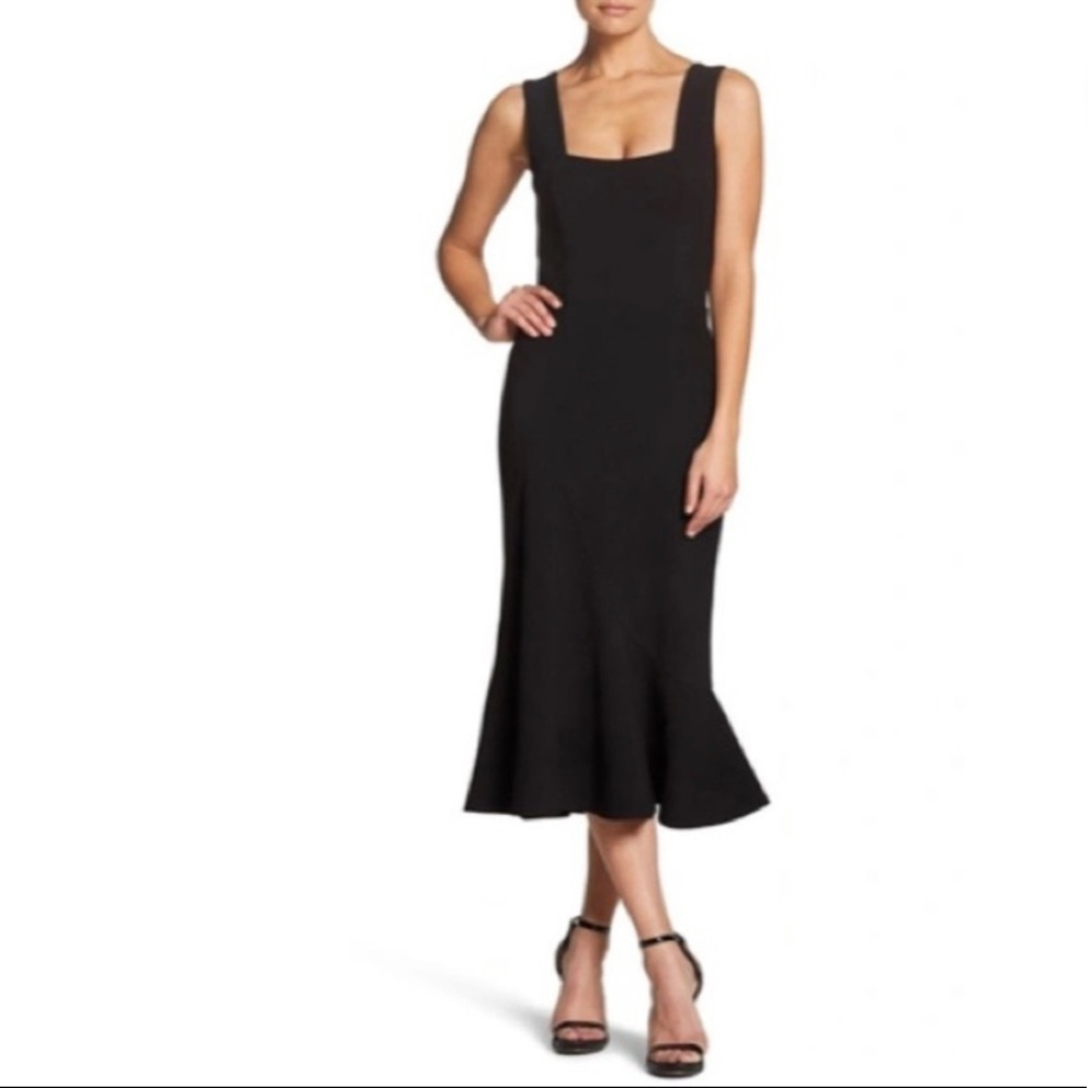 Dress the Population Black Midi Dress